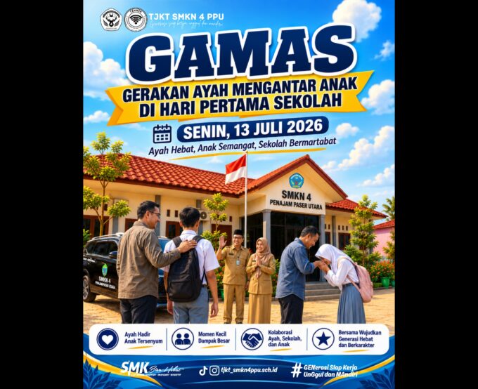 GERAKAN AYAH MENGANTAR ANAK DI HARI PERTAMA SEKOLAH (GAMAS)